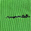 Simon Miller Zen Top Womens S Happy Green Knit Cotton One Shoulder Cropped Logo