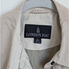 London Fog Women's Limited Beige Cotton Blend Trench Zip Coat Jacket, size L