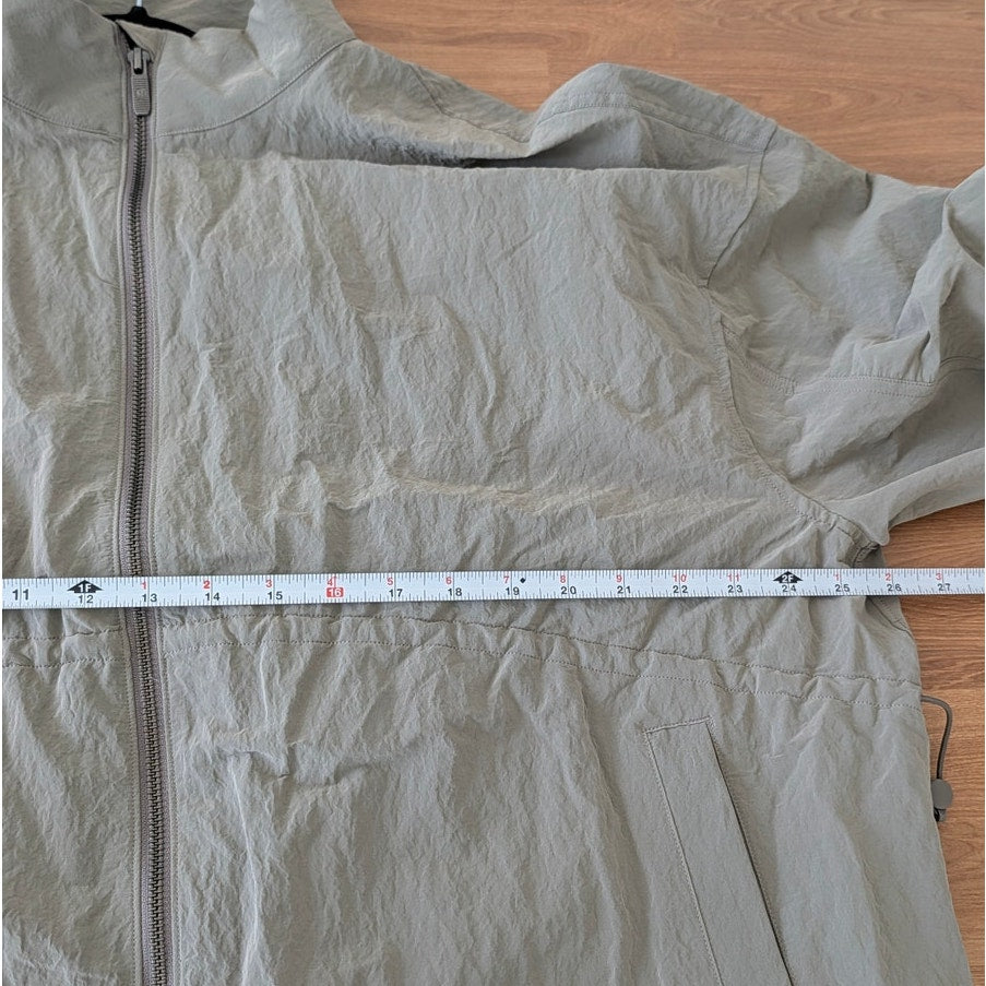 Lululemon Crinkle Nylon Cinchable Jacket W3JDKS Womens XL Water-repellent Zip