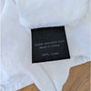 Jenni Kayne Linen August Dress Womens L White Relaxed Mini Shirt 3/4 Sleeve