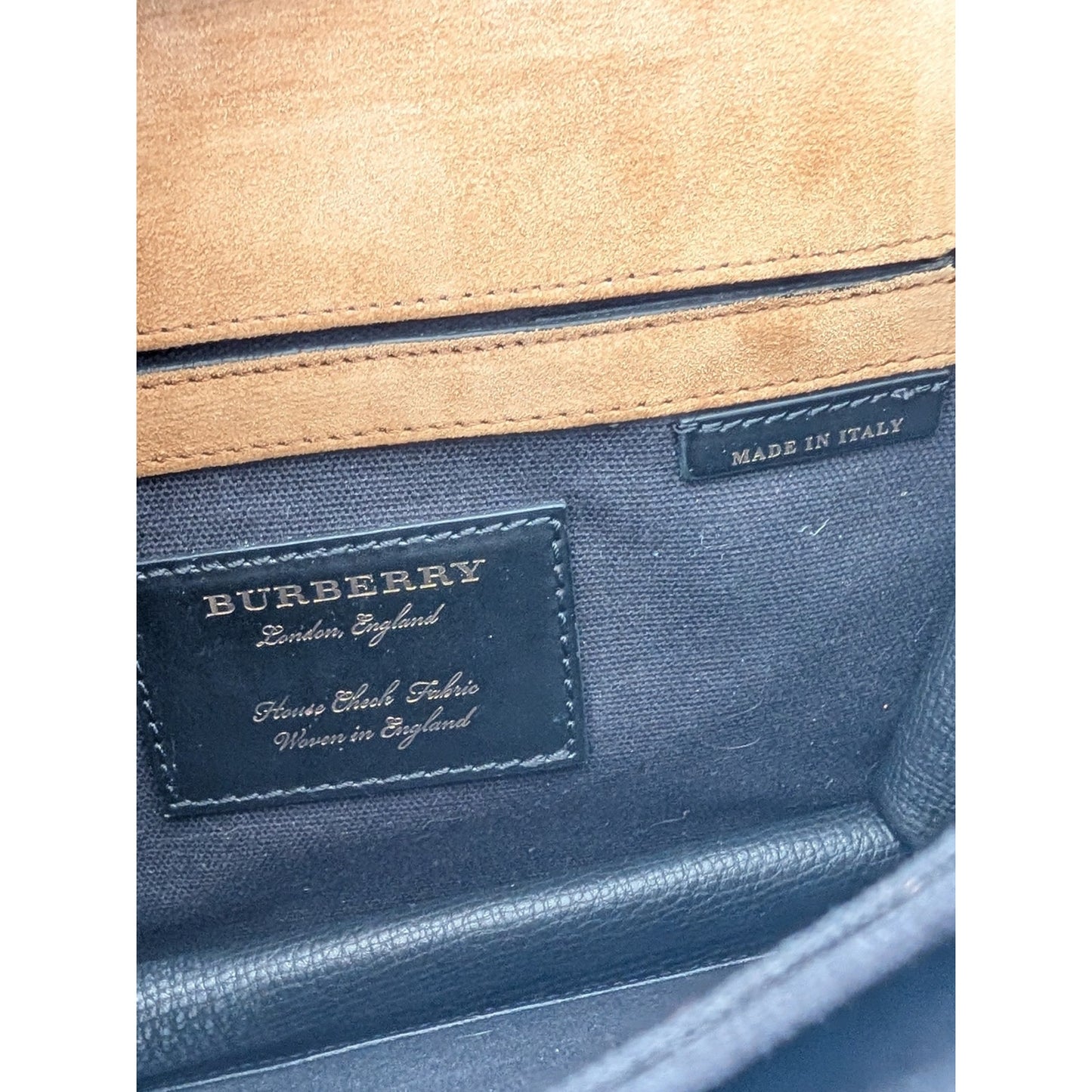 Burberry Black House Check Macken Small Shoulder Bag