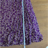 NWT Sézane Purple Robe Priscilla Floral Backless Midi Maxi Dress, size 40/L