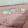 Vince Bermuda Shorts Womens 0 Pink Cotton Stretch Mid-rise Chino Long