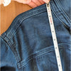 Anthropologie Pleated Denim Shirt Shacket Womens S Blue Long Sleeve Button-up