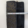 Casadei Suede Print Chain Crossbody Clutch Shoulder Bag Womens in Black