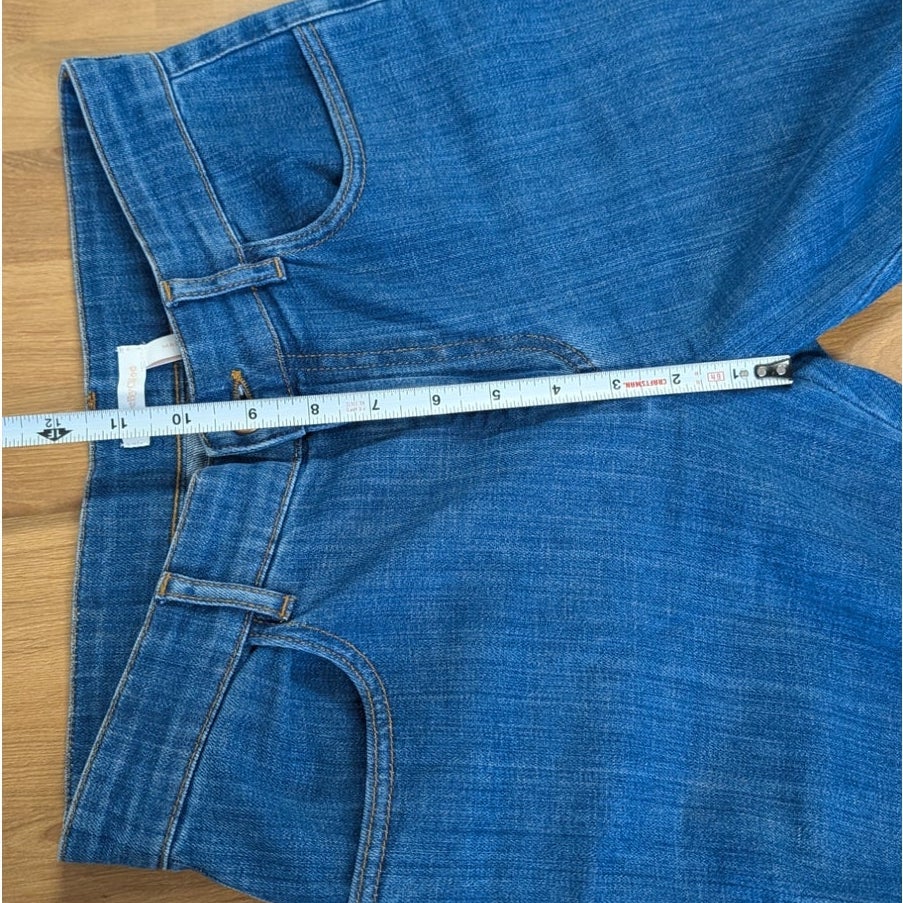 See by Chloé Rainbow-Pocket Mid Rise Flared Jeans Blue Size 26
