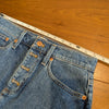 J.Crew Denim Blue A-line Button Front Short Mini Skirt AW324, size 26
