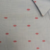 Scotch & Soda Red Lips Print Blue Button-Down Long Sleeve Top Shirt, size 2