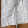 Madewell Button-Front Midi Dress in 100% Linen Womens 8 NL088 White Sleeveless