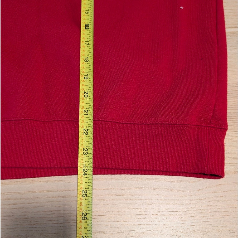 Z Supply Red Sweat Fleece Set: Sweatshirt, size L & Stadium Jogger, size XL