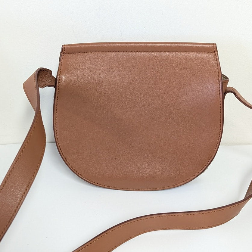Givenchy Infinity Mini Saddle Cognac Leather Crossbody BB05470781