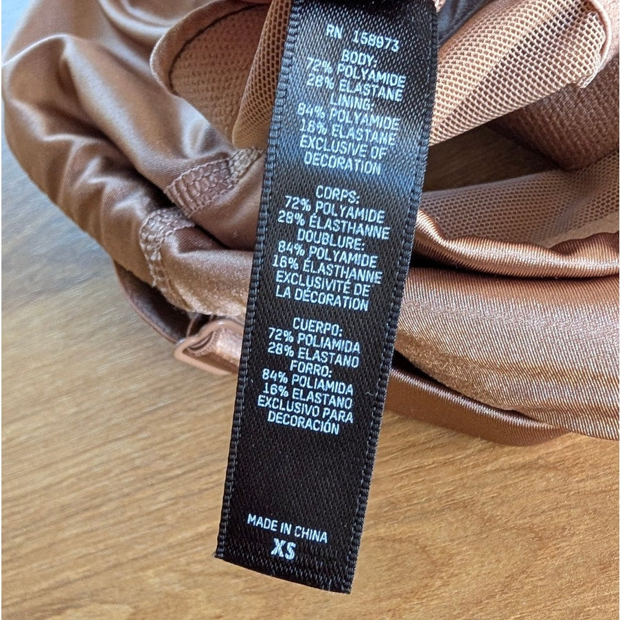 SKIMS Bandeau Bra Bralette with Adjustable Straps Womens XS