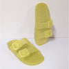 Balenciaga Mallorca Sandals 656937 Technical PU Unisex EU39/US9 Yellow Slip On