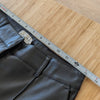 NA-KD x Angelica Blick Black Faux Leather PU Mid Rise Pants, size 36/US 6/S