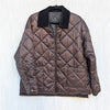 Anine Bing Luca Padded Jacket Womens S Deep Brown Utility Oversized Button Front