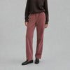 Prada Dusty Corduroy Straight-Leg Pants Womens IT 44/US 8 Rose Pink High-rise