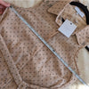 NWT L’Academie Revolve Overlay Nude Cream Belted Midi Dress, size S