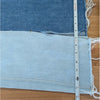 Frame Paneled Two-Tone Split-Hem Patchwork High-rise Wide-Leg Jeans Womens 27