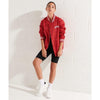 Superdry Red Classic Varsity Baseball Logo Sportwear Jacket, size 4