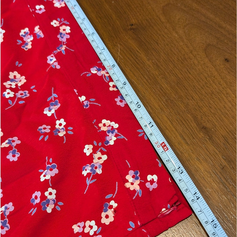 Flynn Skye Nadia Tiered-flounce A-line Midi Skirt In Ciao For Now, size L