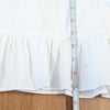 J.Crew Amelia Shirt Dress BY923 in Cotton Poplin Womens S White Ruffle Mini