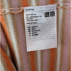 Marni x Uniqlo Brown Merino Wool Blend Striped Orange Knit Midi Dress, size M