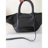 DeMellier Black Leather Satchel Tote with Gold Hardware