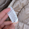Carbon38 Long Quilted Trench Coat Jacket Women Sz S Olive Nylon Snap Front FA22