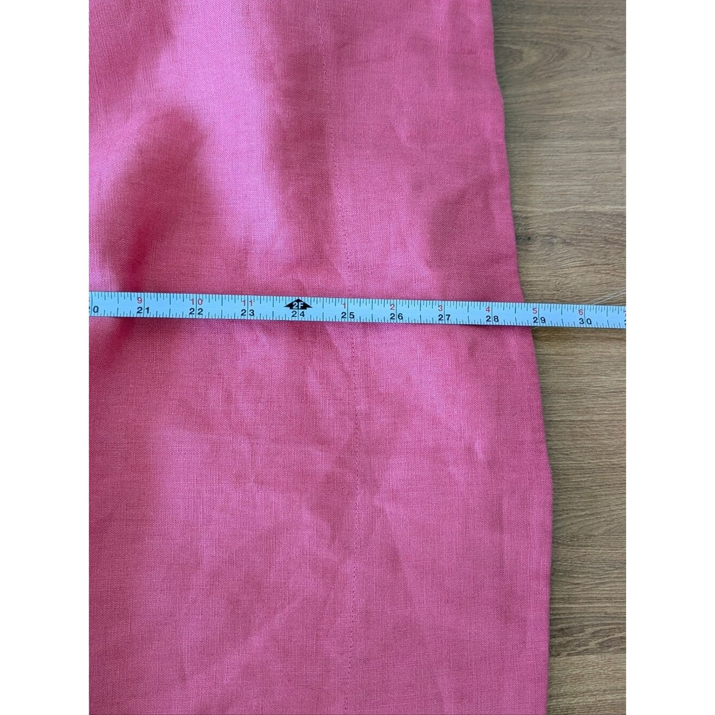 NWOT Reformation Moya Linen Top and Skirt Two-Piece Set Pink, Size 4