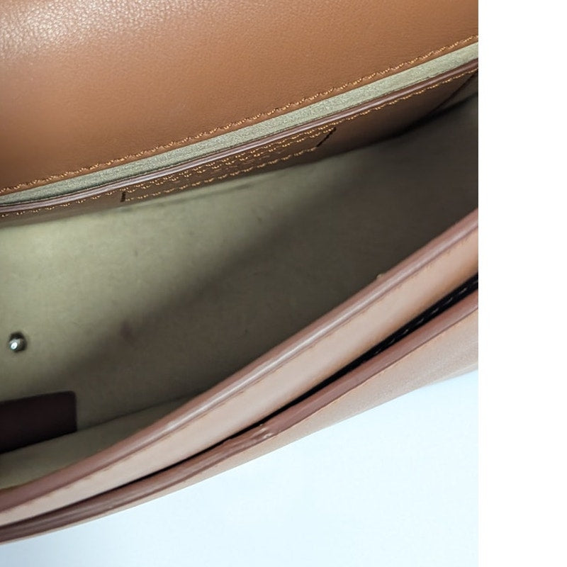 Givenchy Infinity Mini Saddle Cognac Leather Crossbody BB05470781