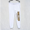 Moschino Underwear Pants Womens XL White Logo Print Cotton Ankle Sweatpants NWT