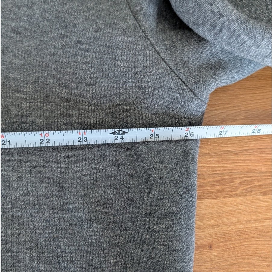 A.Emery Willis Sweatshirt Womens L Gray Knit Relaxed Pullover Designer Casual