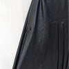 BCBGMAXAZRIA Alyn Black Long Sleeve Pleated Drawstring Mini Dress, size XS