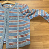 Veronica Beard Arrowe Jacket Blazer Womens 12  Blue Multi Striped Crewneck NWT