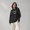 AllSaints Etienne Tierra Hoodie Unisex Womens Mens S Black Long Sleeve Logo