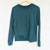 Lululemon Its Rulu Run Classic-Fit Crew *Fleece Womens 6 Storm Teal W3HE8S