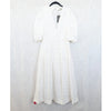 Nicholas Celie Dress Womens 6 NWT White Cotton Featherington Eyelet Midi/Maxi