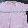 Rossopuro Pink Wool/Cashmere Long Sleeve Button Front Cardigan, size IT44/M