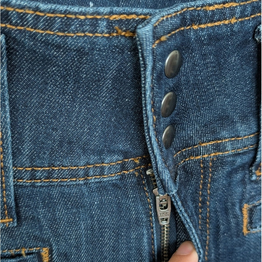 Pilcro High-Rise Wide-Leg Trouser Jeans Womens 27 Blue Denim NWOT