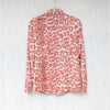 Just Cavalli Red Long Sleeve Button Down Cotton Blouse Shirt, size IT42/US6/M