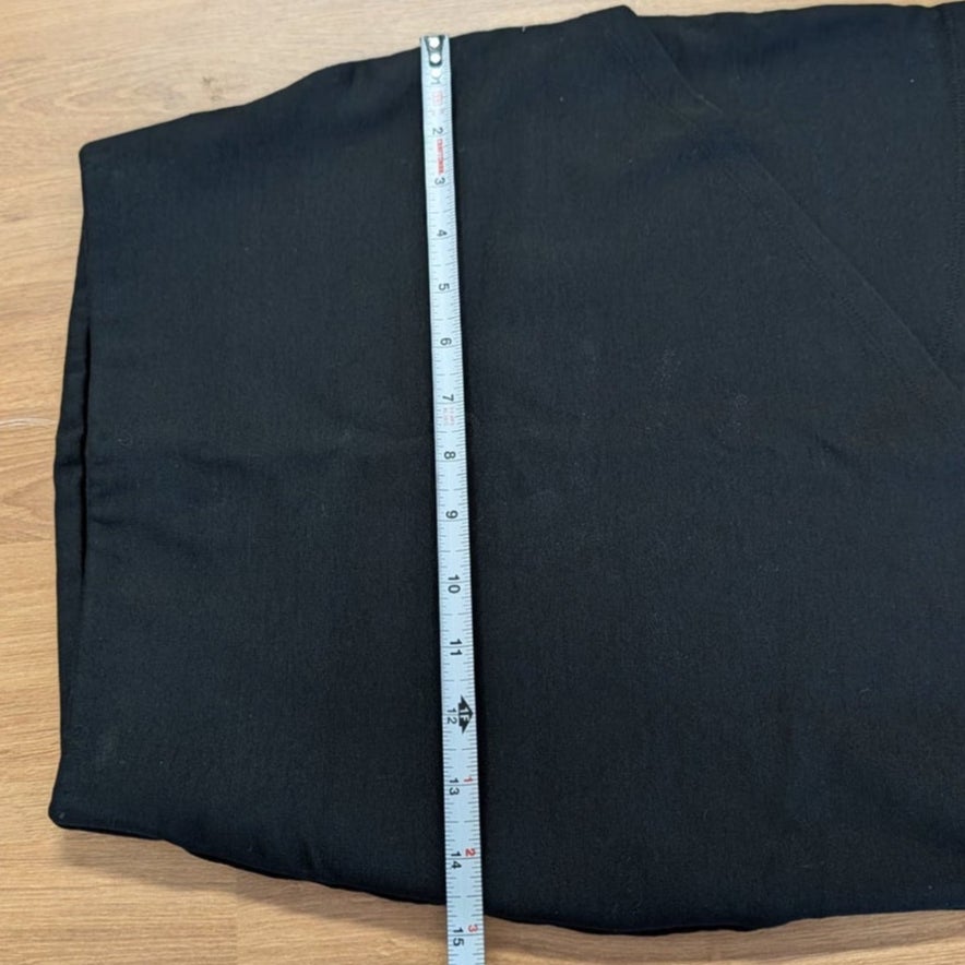 Sezane Black Asymmetric Wrap Mini Skirt Size XS