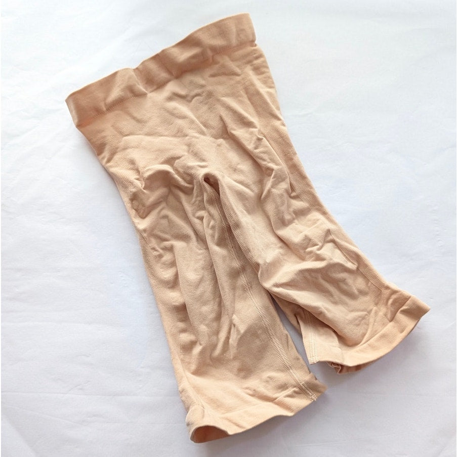 SKIMS Tan Seamless Sculpt Mid-Thigh Shorts, size 2XS/XS
