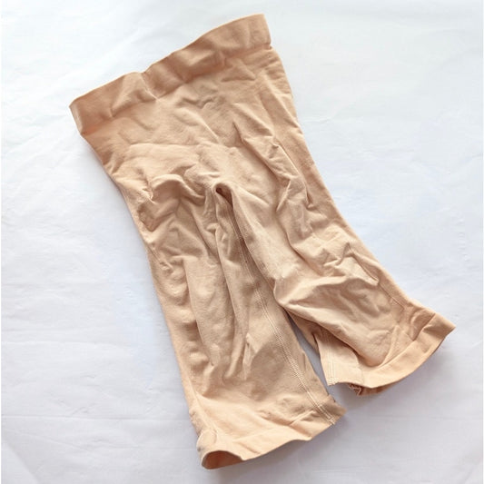 SKIMS Tan Seamless Sculpt Mid-Thigh Shorts, size 2XS/XS