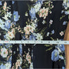 Reformation Fulton Sleeveless Floral Midi Dress Navy Blue Size 0