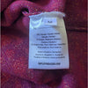 Hayley Menzies Purple Printed Long Sleeve Knit Mini Sweater Dress, size M