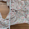 For Love & Lemons Lucca Mini Dress Womens XS Multi Floral Long Sleeve Ruffle NWT