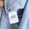 Derek Lam 10 Crosby Blue Striped Long Sleeve Tie Waist Shirt Dress, size 2/S