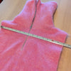 COS Open-Side Mohair Vest Womens OS Pink Sleeveless Half Zip