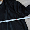 Vanessa Bruno Athe Black Velvet Lace Collar 3/4 Sleeve Mini Dress, size FR 38/US 6