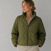 Lululemon Quilted Light Insulation Cropped Jacket W4BXTS Womens 8 Green NWT